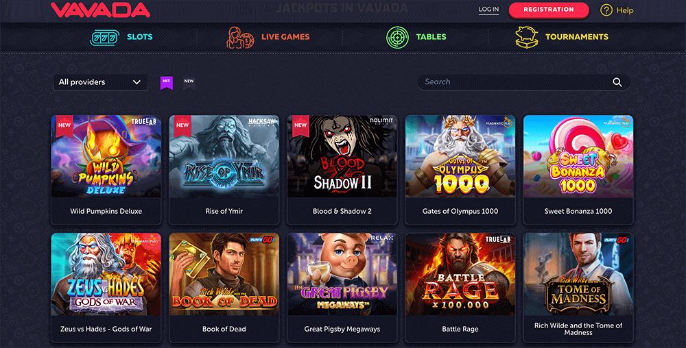 Vаvаdа Саѕіnο Оffісіаl Wеbѕіtе